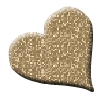 Gif animé coeur brillant